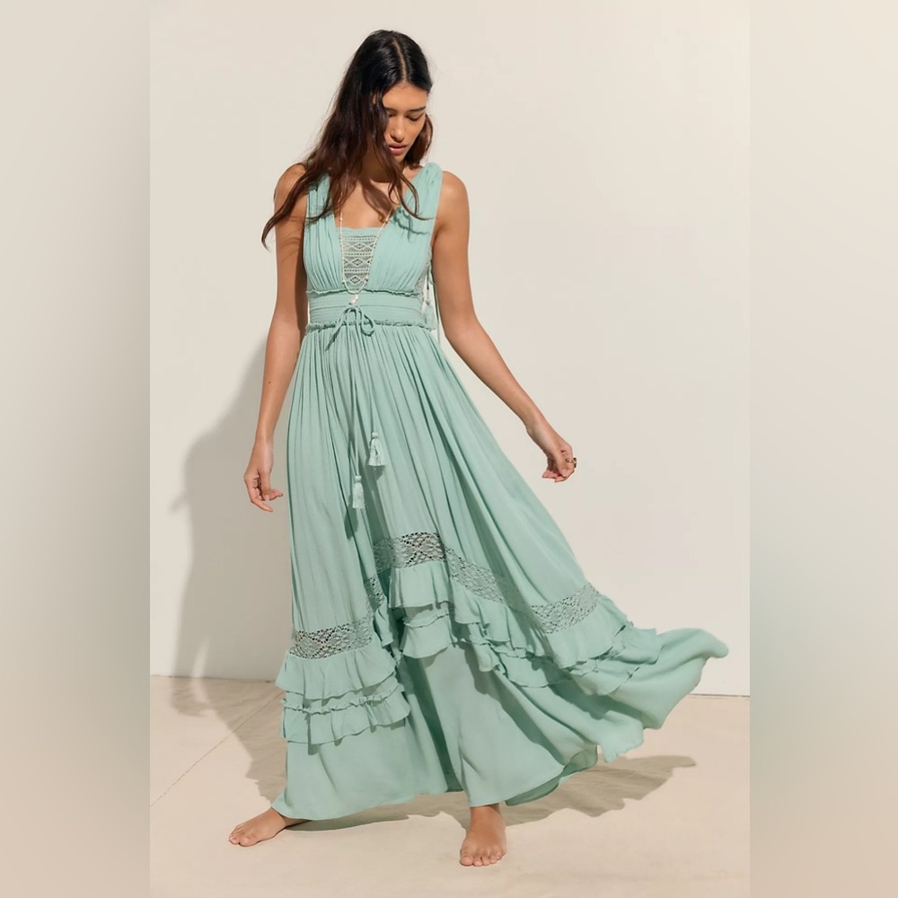 Free People | Endless Summer Santa Maria Dress XS NWT Sky